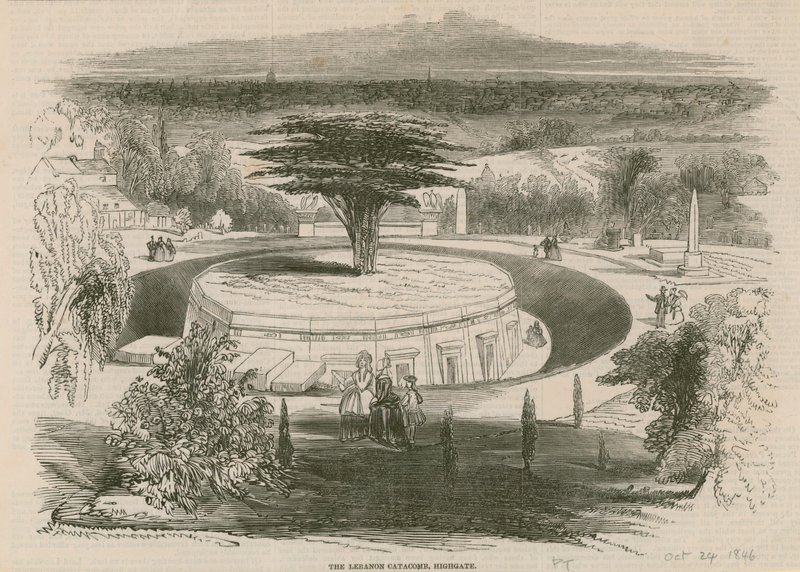 La Catacombe du Liban, Cimetière de Highgate, Londres - English School