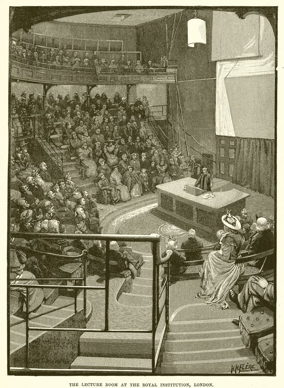 La salle de conférence à la Royal Institution, Londres - English School
