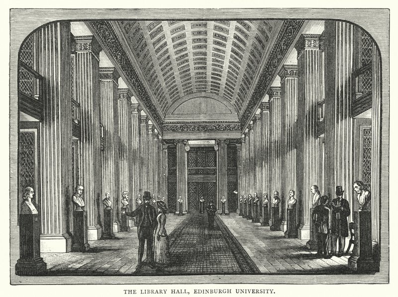 La salle de la bibliothèque, Université d