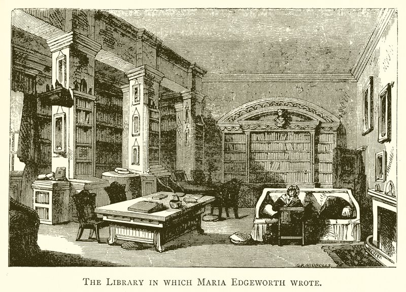 La bibliothèque où Maria Edgeworth a écrit - English School