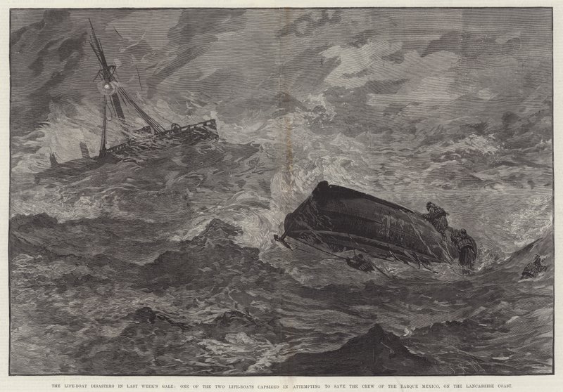 Les catastrophes de bateaux de sauvetage lors de la tempête de la semaine dernière, l