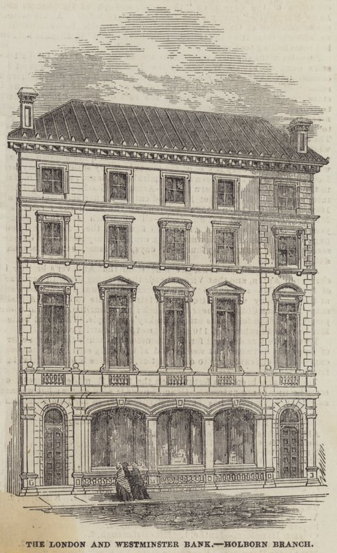 La Banque de Londres et de Westminster, succursale de Holborn - English School