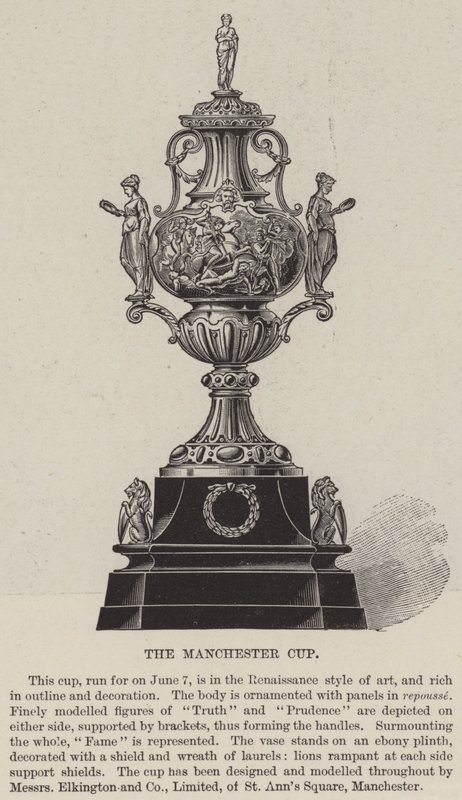 La coupe de Manchester (gravure) - English School