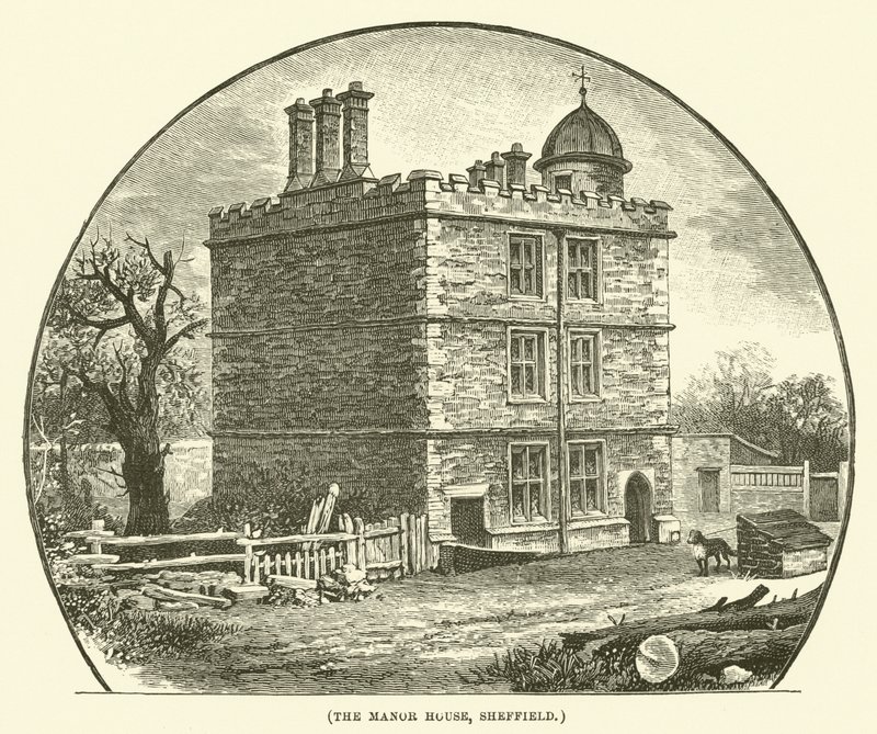 Le Manoir, Sheffield (gravure) - English School