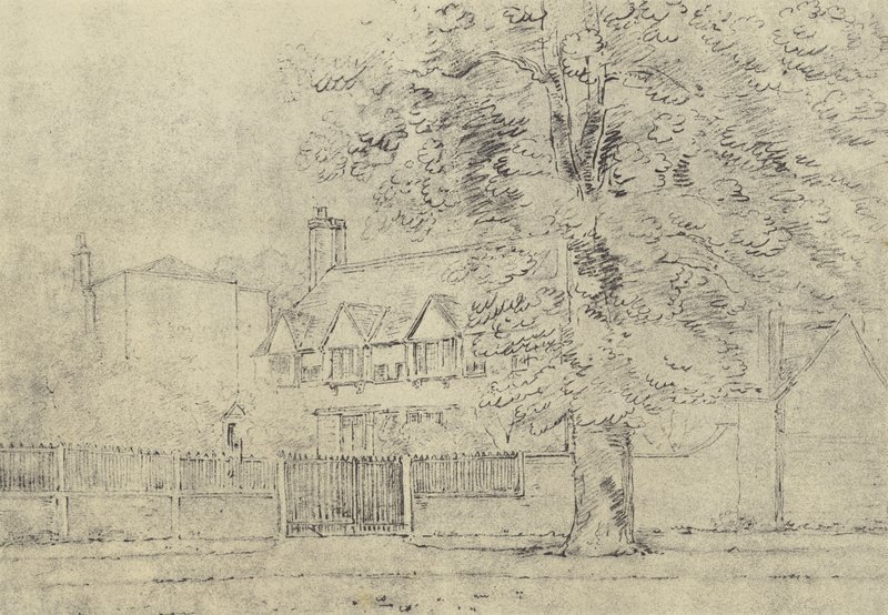 La Maison du Manoir, vers 1770 - English School