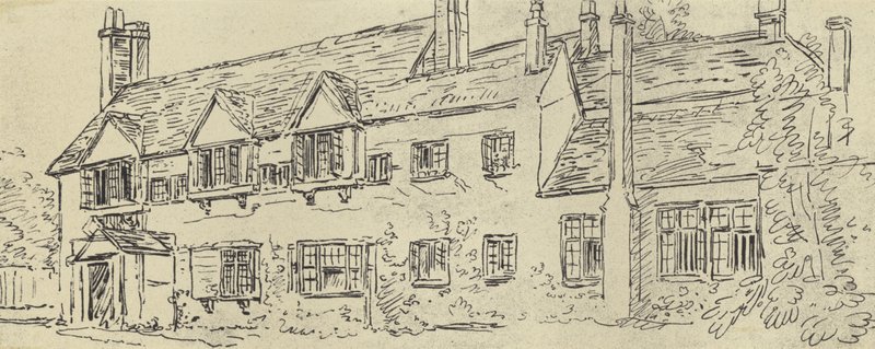 La Maison du Manoir, vers 1770 - English School