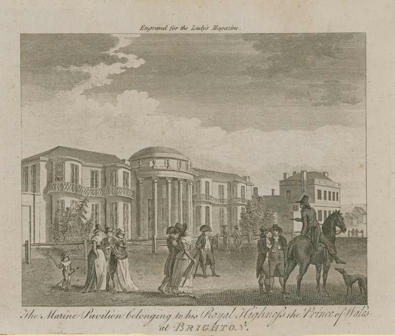 Le Pavillon Marin appartenant à Son Altesse Royale le Prince de Galles à Brighton - English School