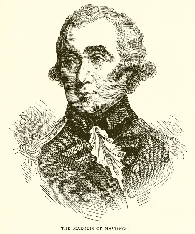 Le marquis de Hastings - English School