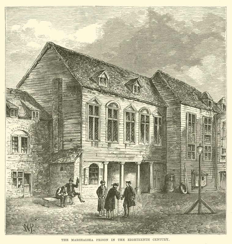 La prison de Marshalsea au XVIIIe siècle - English School