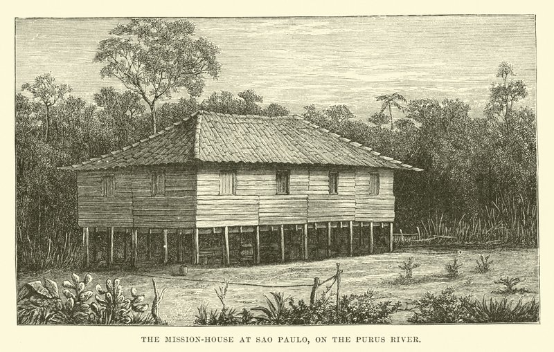Maison de mission à São Paulo, sur le fleuve Purus - English School