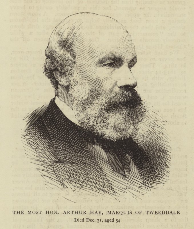 Le très honorable Arthur Hay, marquis de Tweeddale - English School
