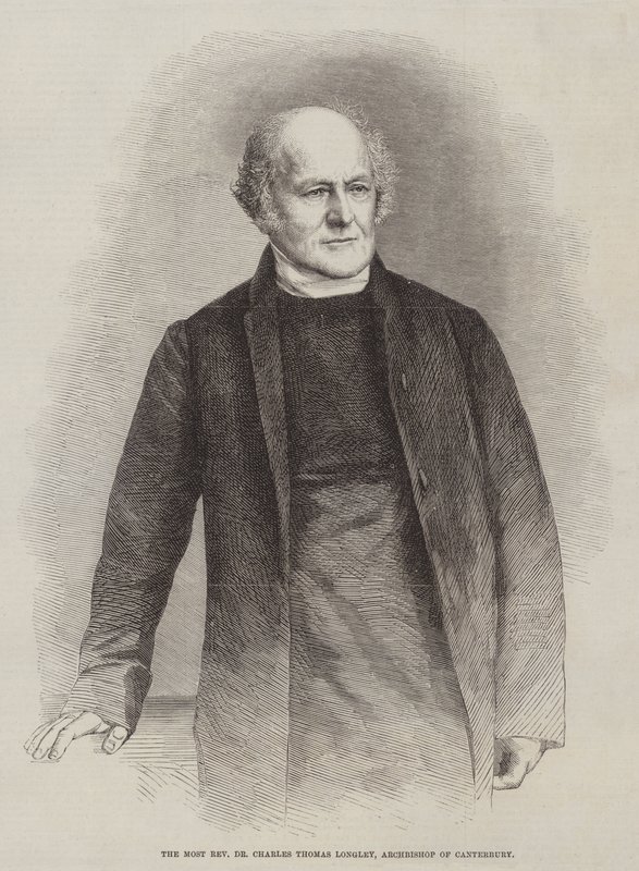 Le Très Révérend Dr Charles Thomas Longley, Archevêque de Canterbury (gravure) - English School