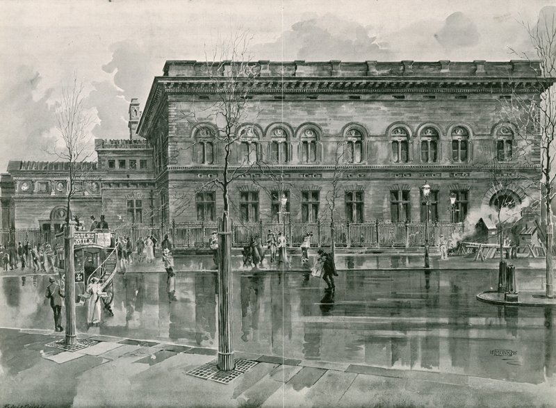 La National Portrait Gallery sur Trafalgar Square - English School