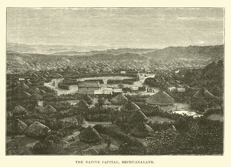 La capitale indigène, Bechuanaland - English School