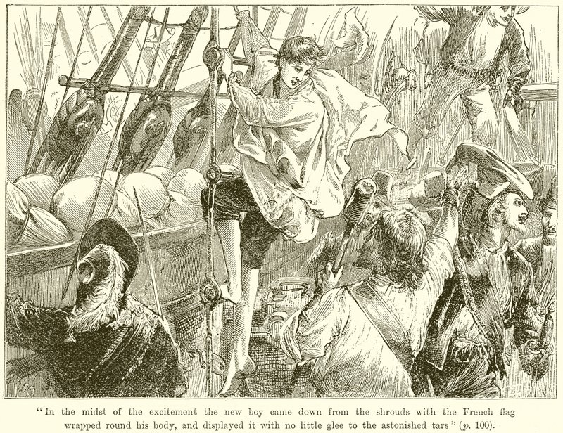 Le nouveau garçon est descendu des haubans - English School