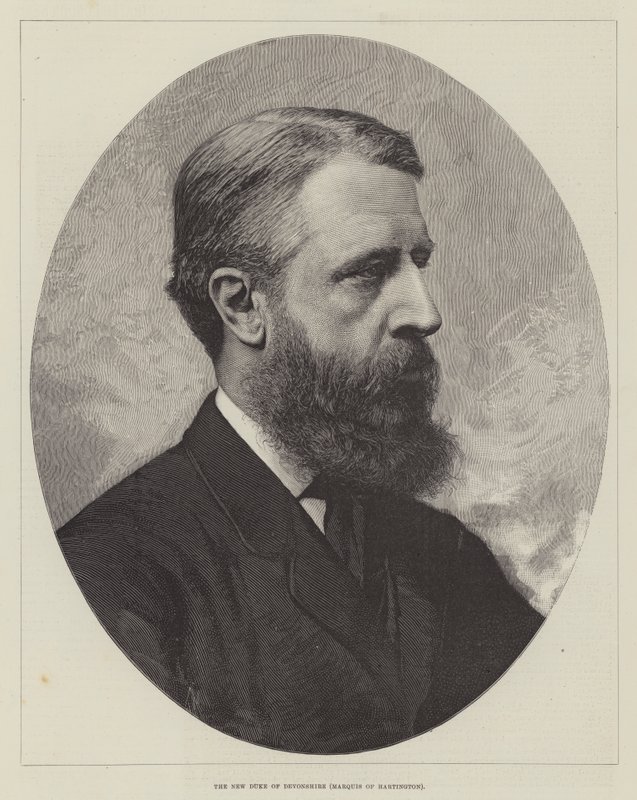 Le nouveau duc de Devonshire, marquis de Hartington (gravure) - English School