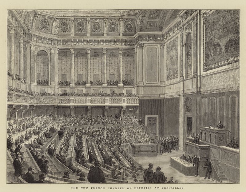 La nouvelle Chambre des députés française à Versailles - English School