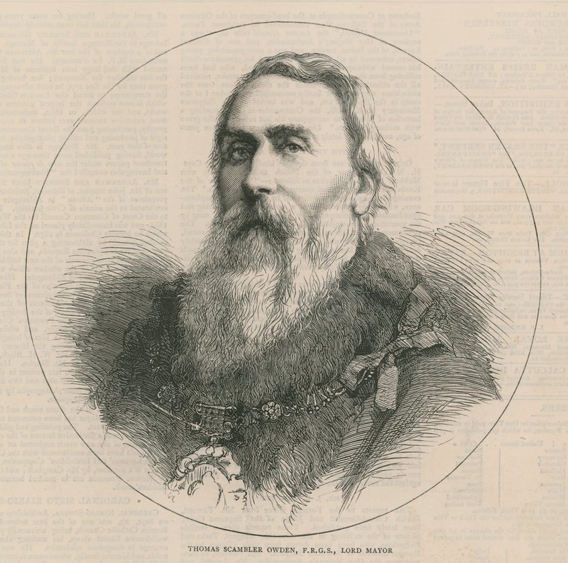 Le nouveau Lord-maire et les shérifs : Thomas Scambler Owden, Lord-maire - English School