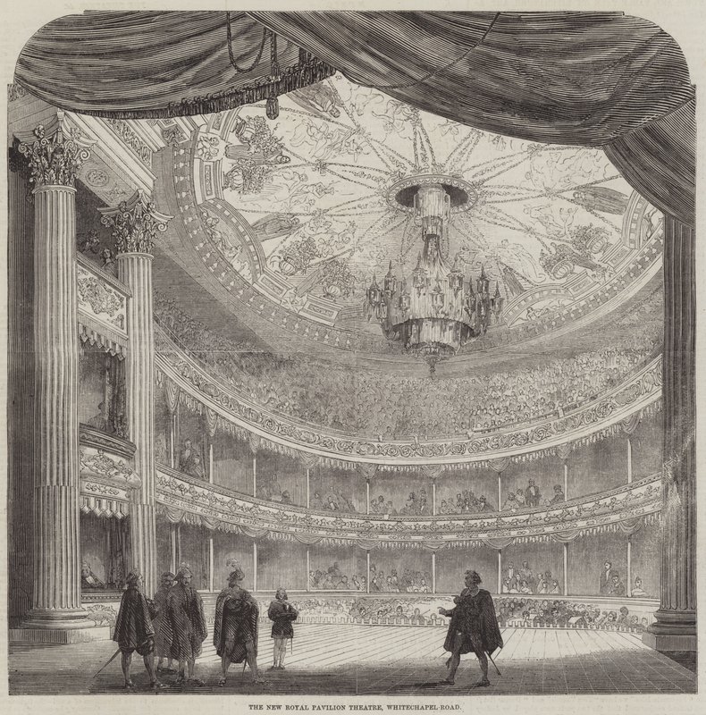 Le nouveau théâtre Royal Pavilion, Whitechapel-Road - English School