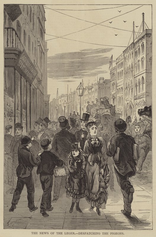 La nouvelle du Leger, envoi des pigeons - English School