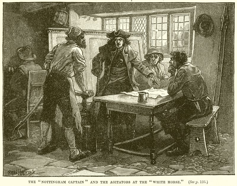 Le capitaine de Nottingham et les agitateurs au White Horse - English School