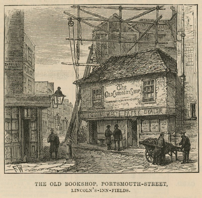 La Vieille Boutique de Curiosités, Portsmouth Street, Lincolns Inn Fields - English School