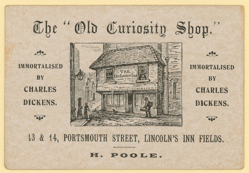 La Vieille Boutique de Curiosités, Portsmouth Street, Lincolns Inn Fields, Londres; Poole Marchand de Papier Usagé - English School
