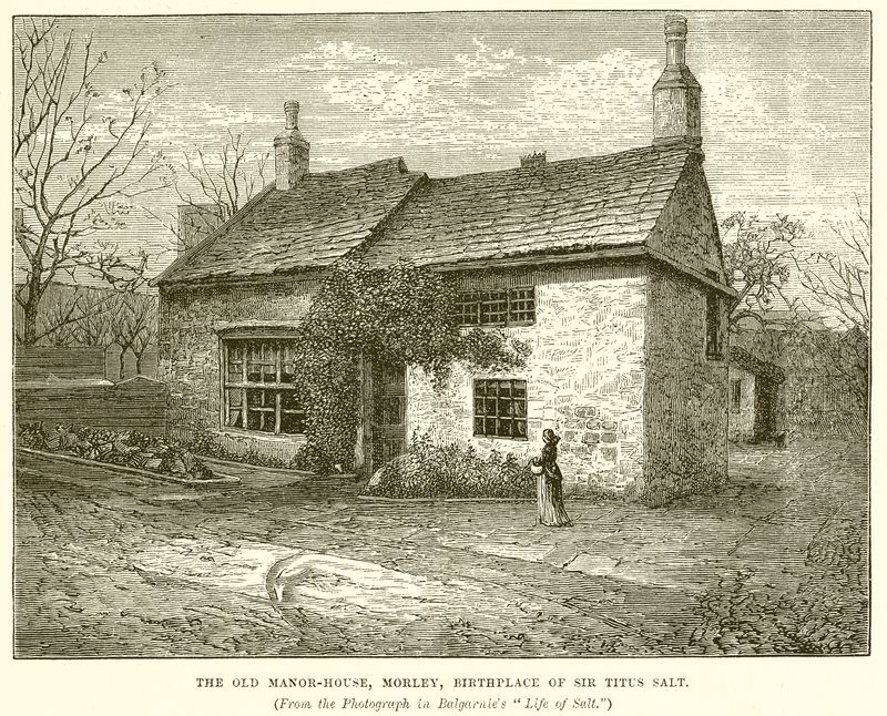 La vieille maison de maître, Morley, lieu de naissance de Sir Titus Salt - English School