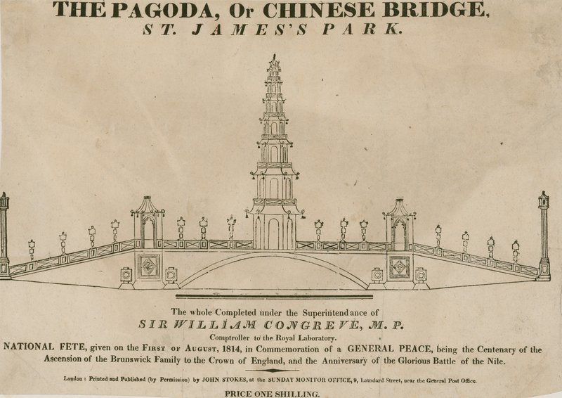 La pagode, ou pont chinois, St James