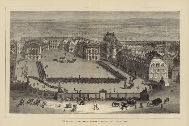 Le Palais de Versailles - Distribution des Croix de Fer - English School