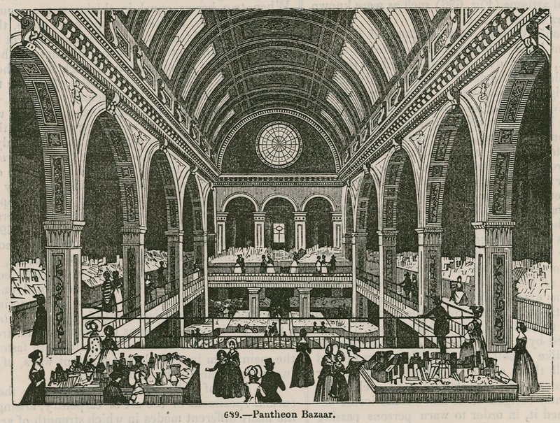 Le Bazar du Panthéon, Oxford Street, Londres - English School