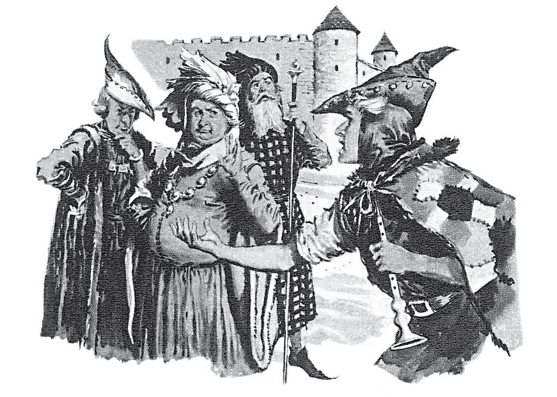 Le joueur de flûte de Hamelin - English School