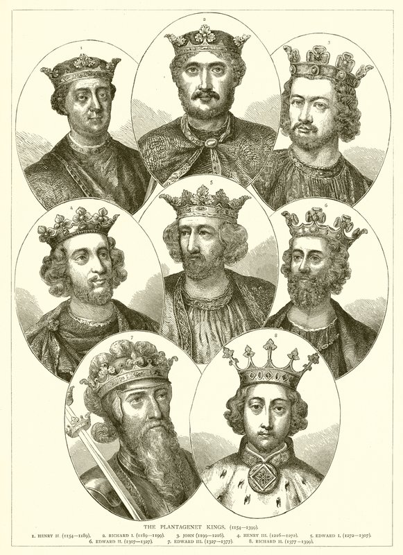 Les rois Plantagenêt (1154-1399) - English School