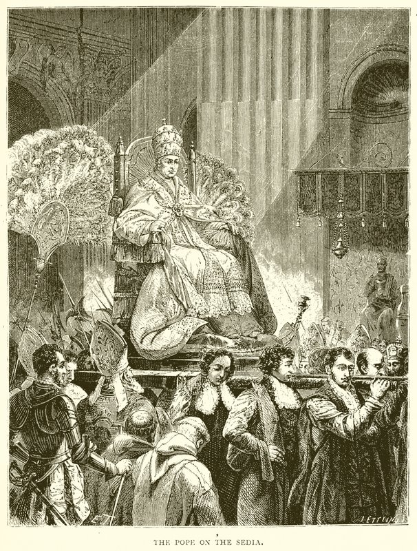Le Pape sur la Sedia - English School