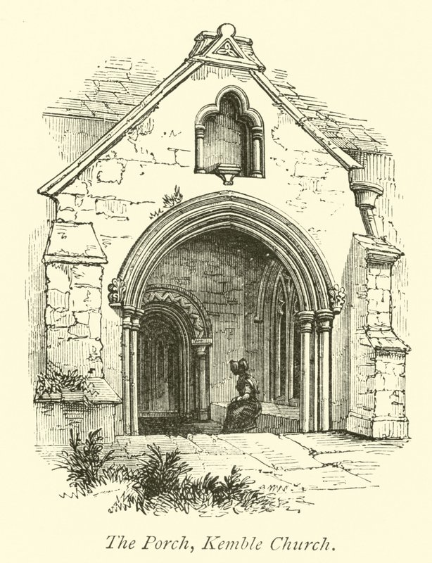 Le Porche, Église de Kemble - English School