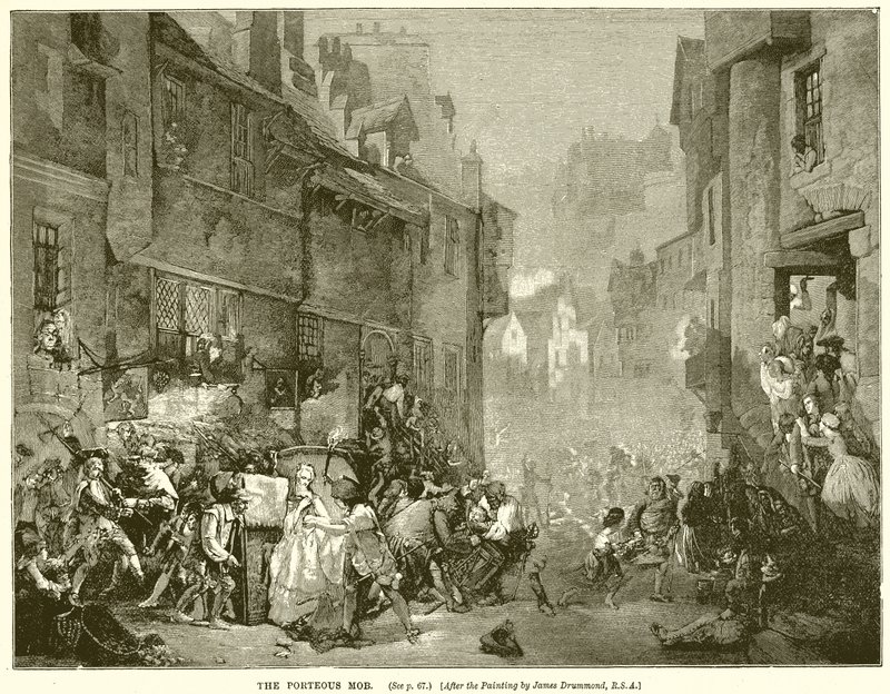 La foule de Porteous - English School