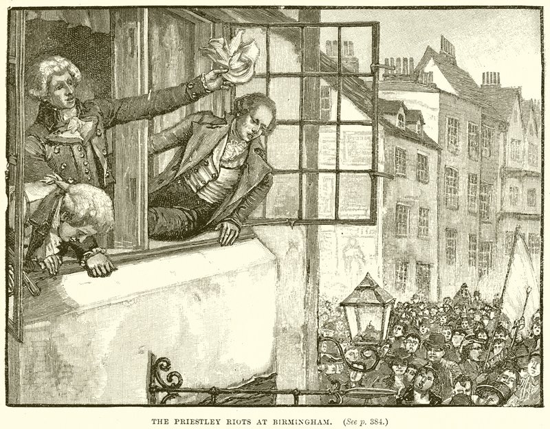 Les émeutes de Priestley à Birmingham - English School
