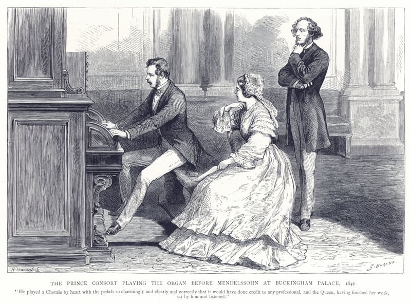Le Prince Consort jouant de l