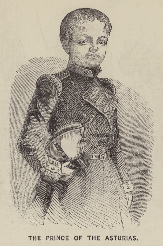 Le Prince des Asturies (gravure) - English School