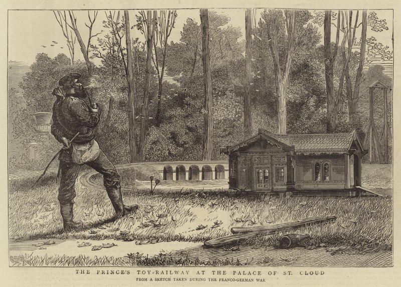 Le chemin de fer jouet du Prince au Palais de Saint-Cloud - English School