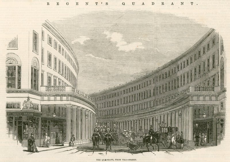 Le Quadrant, Regent Street, Londres - English School