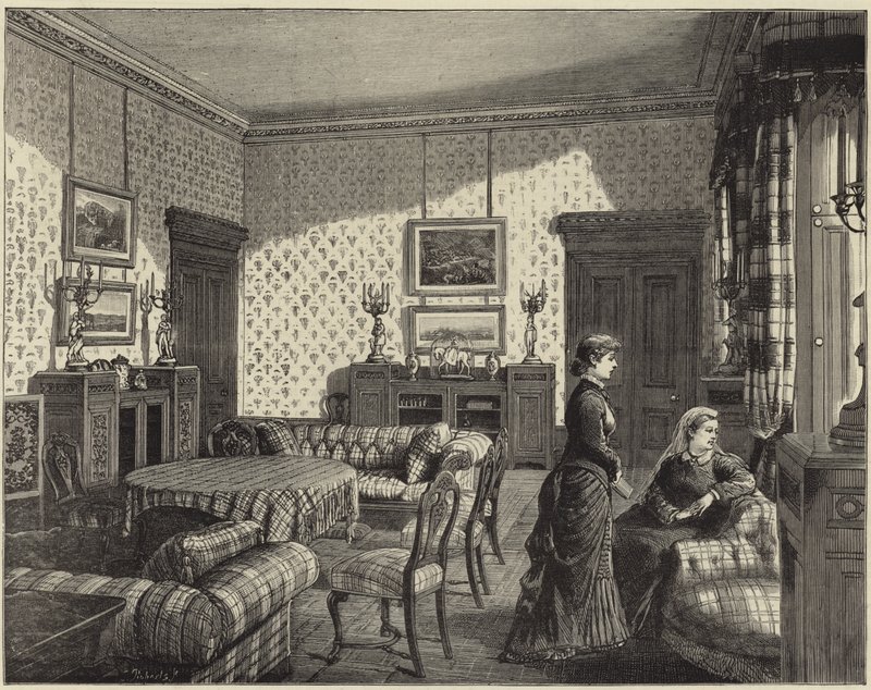 La Reine à Balmoral - English School