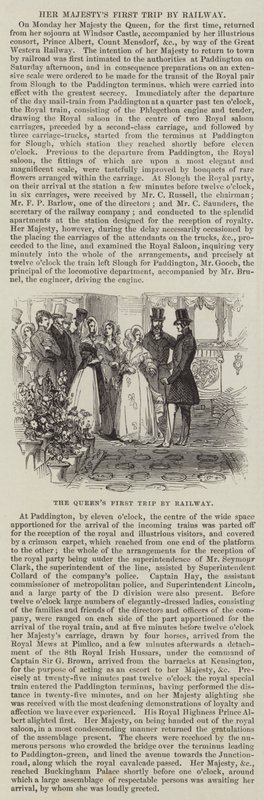 Le Premier Voyage en Train de la Reine - English School