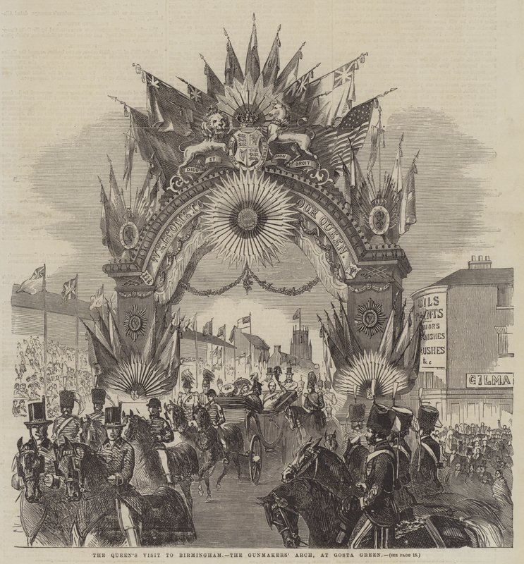Visite de la Reine à Birmingham, l