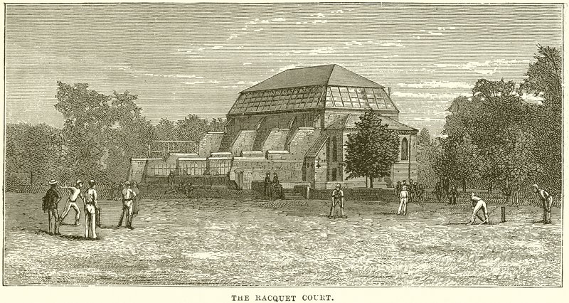 Le court de raquette - English School