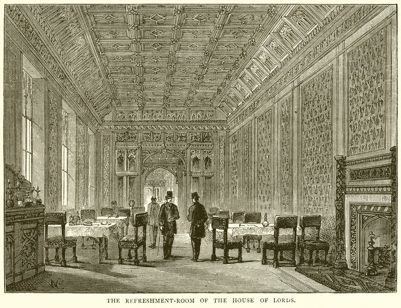 Salle de rafraîchissement de la Chambre des Lords - English School