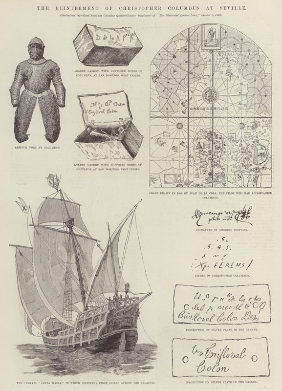 La réinhumation de Christophe Colomb à Séville - English School
