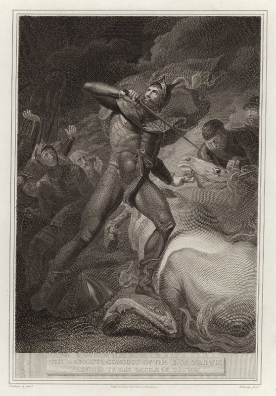 La conduite résolue du comte de Warwick avant la bataille de Touton - English School