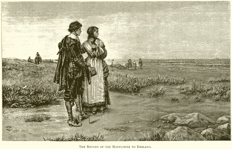 Le Retour du Mayflower en Angleterre - English School