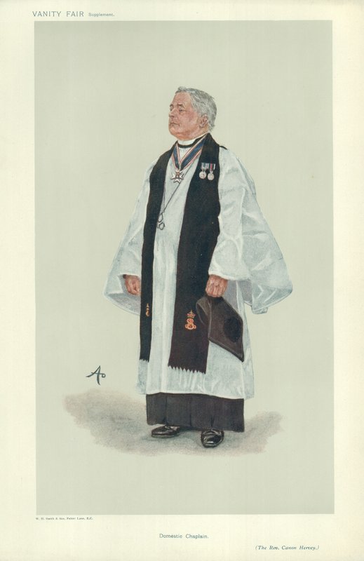 Le Révérend Chanoine Frederick Alfred John Hervey - English School